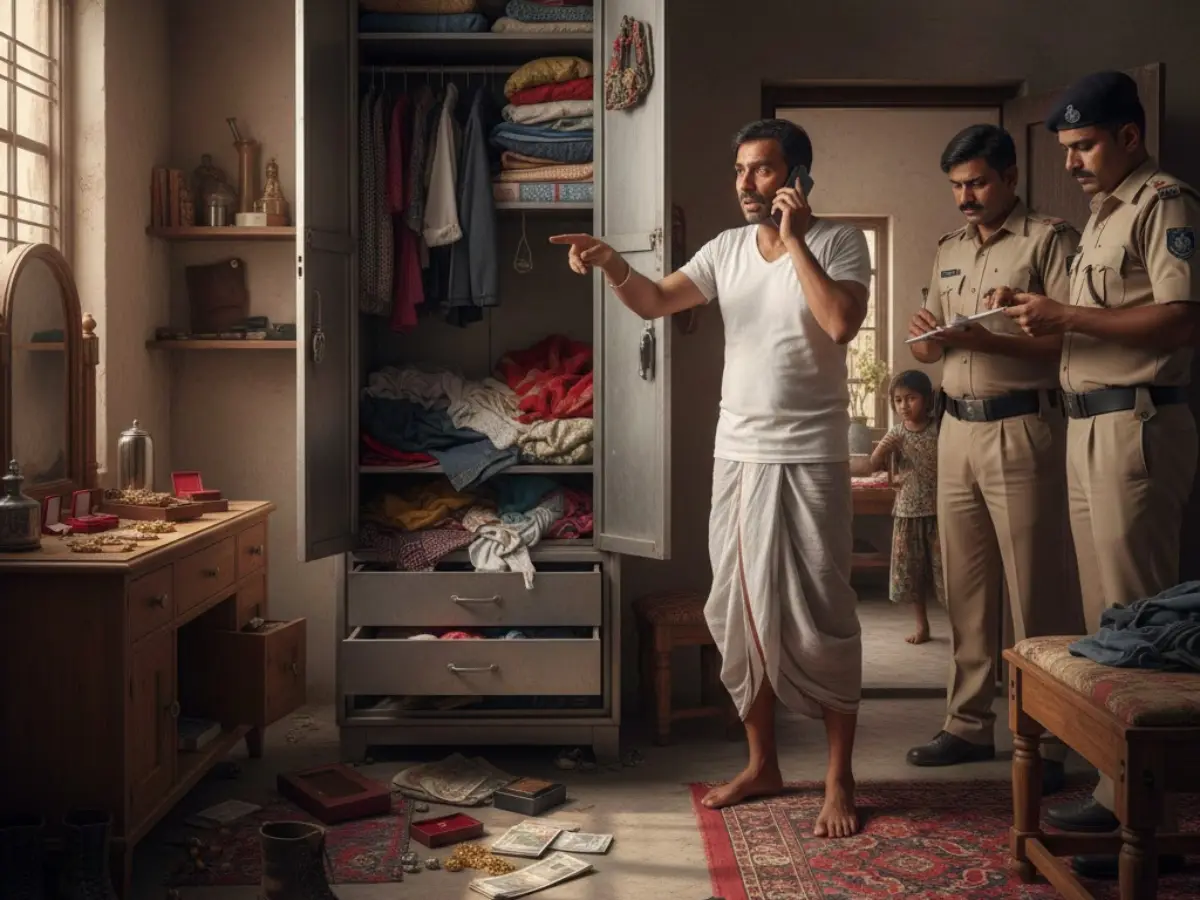 चोरों ने हेड कॉन्स्टेबल के घर को बनाया निशाना, लाइसेंसी रिवॉल्वर, कारतूस और 20 लाख की ज्वेलरी ले उड़े चोर चोरों ने हेड कॉन्स्टेबल के घर को बनाया निशाना, लाइसेंसी रिवॉल्वर, कारतूस और 20 लाख की ज्वेलरी ले उड़े चोर
