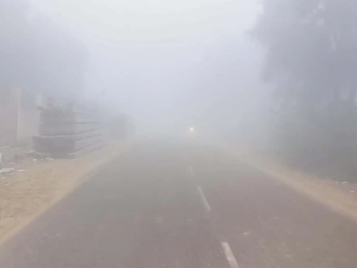 धुंधला हुआ श्रीगंगानगर विजिबिलिटी शून्य, फसलों को नुकसान की आंशका