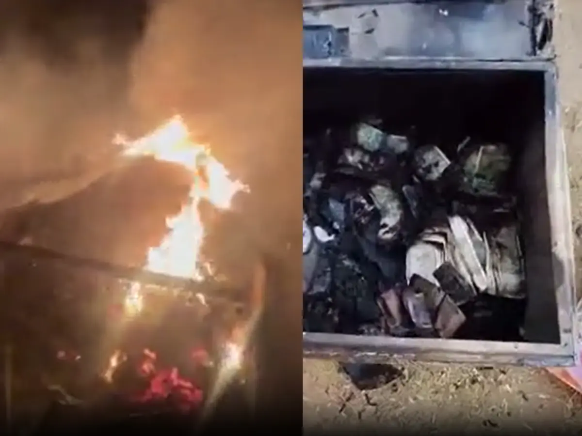 जैसलमेर में भीषण आग से तीन परिवारों के जले घर, 10 लाख नकद और सोना-चांदी जलकर राख