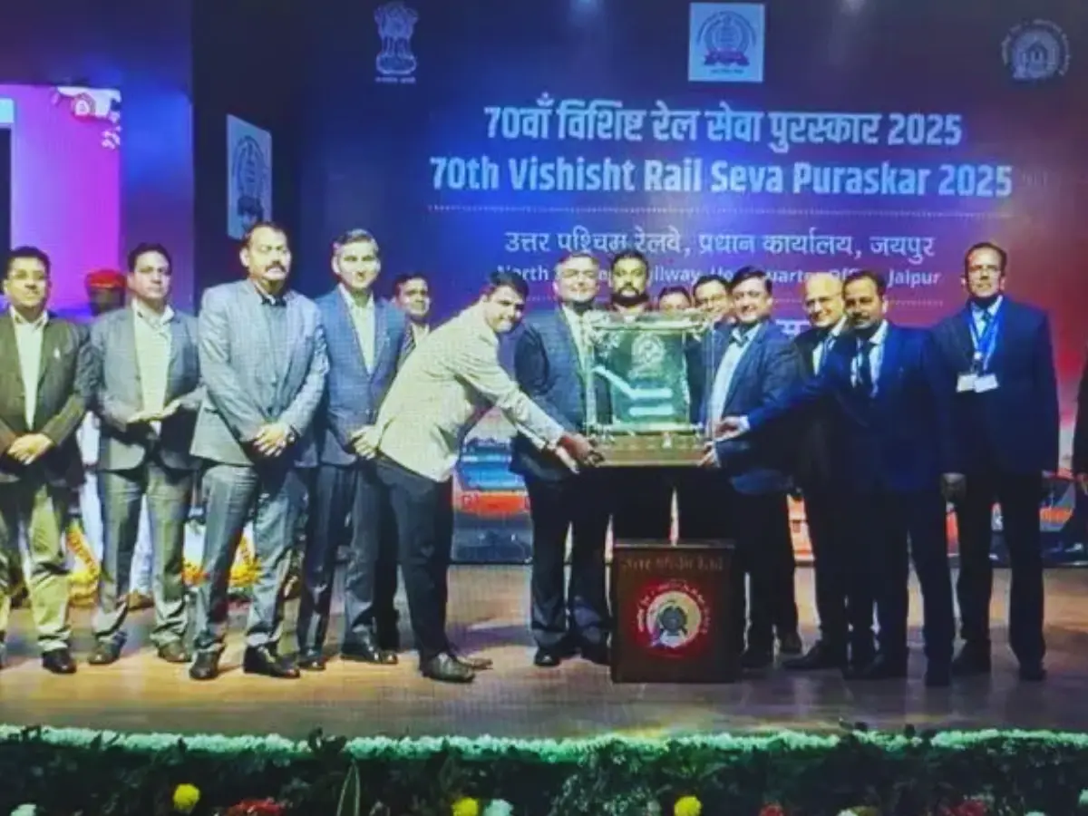 उत्तर-पश्चिम रेल सेवा पुरस्कार समारोह 2025, 54 रेलकर्मी सम्मानित