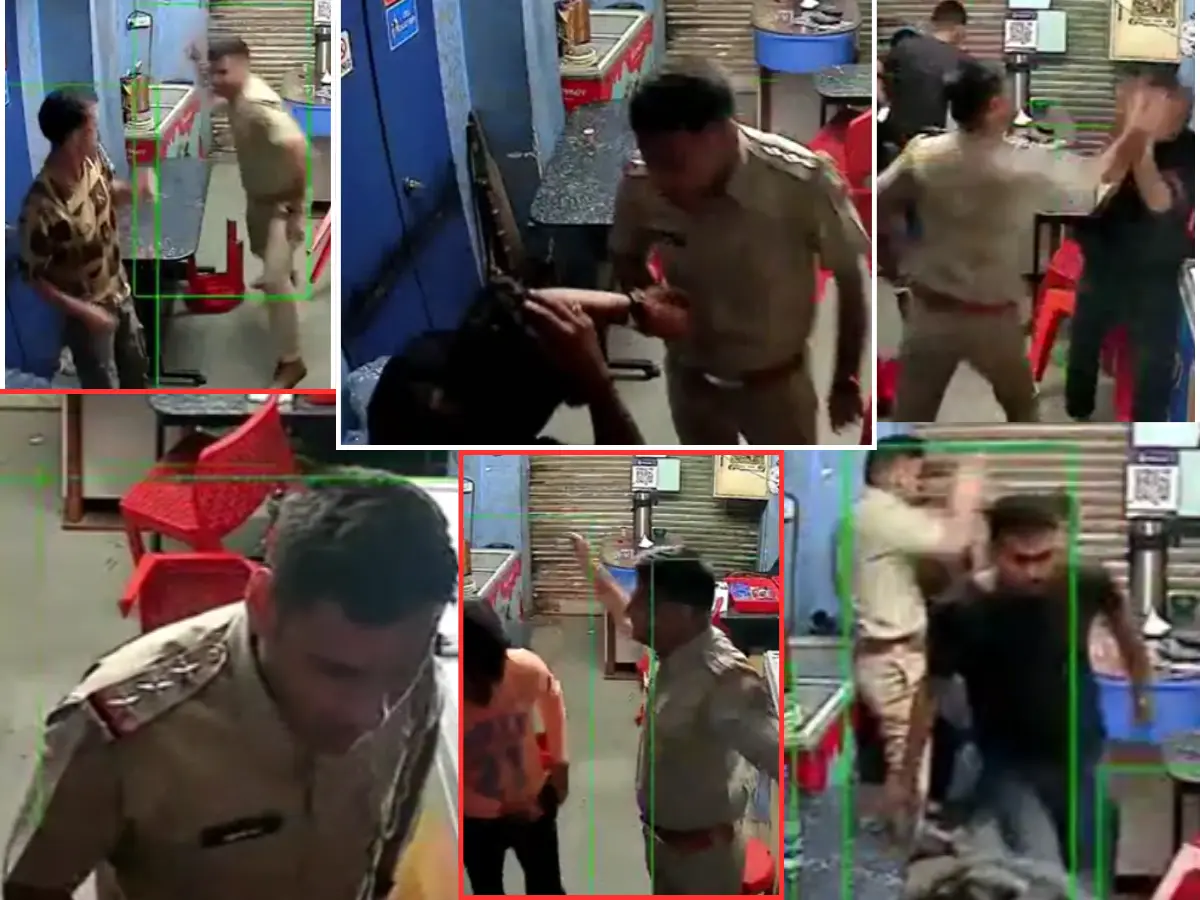 उदयपुर में SHO की बर्बरता, कैफे में घुसकर लात-घूंसों से पीटा गालियां देने का वीडियो वायरल