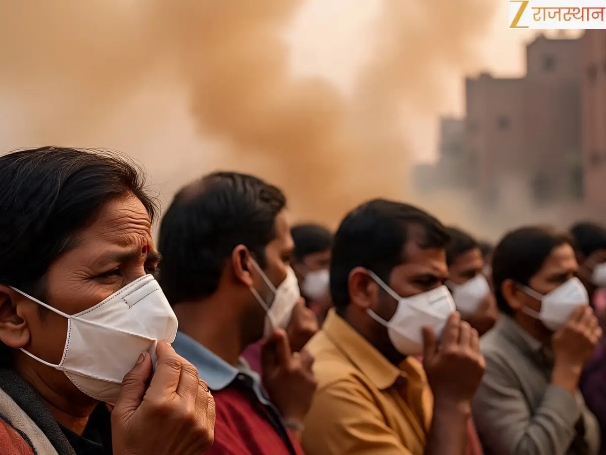 राजस्थान में स्मॉग का कहर, भिवाड़ी (342  AQI) रेड जोन में, 5 जिलों की हवा हुई जहरीली