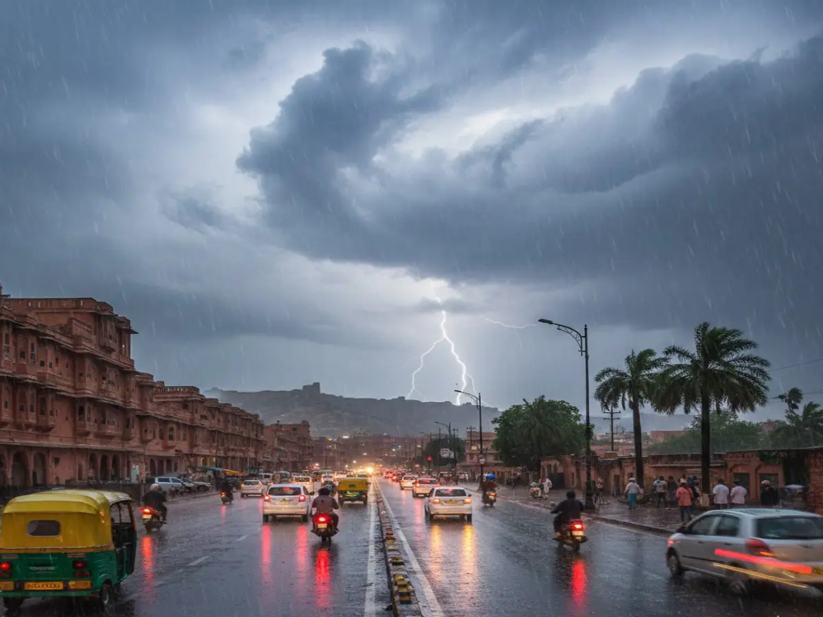 राजस्थान में होने वाला है पश्चिमी विक्षोभ सक्रिय, जयपुर में बदला मौसम, बारिश और मेघगर्जन का अलर्ट!