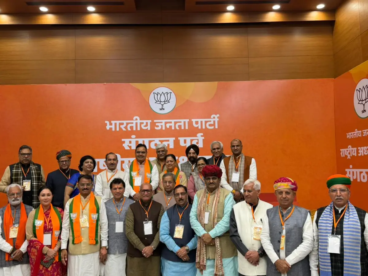 BJP राष्ट्रीय अध्यक्ष के लिए नितिन नबीन ने भरा नामांकन, राजस्थान से 20 नेता बने प्रस्तावक