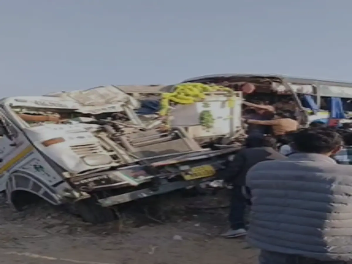 जोधपुर के अरना-झरना में ट्रक और बस में जोरदार टक्कर, 4 की मौत, 21 घायल