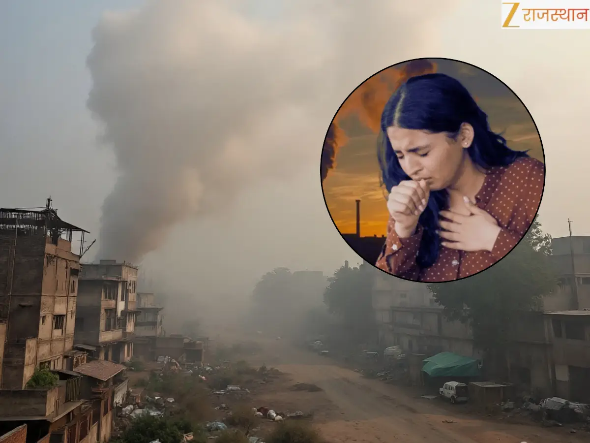 राजस्थान में प्रदूषण से हवा हुई जहरीली,  भिवाड़ी रेड ज़ोन, 6 जिलों में AQI बेहद खराब