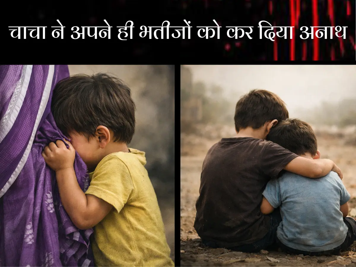 चाकू के 5 वारों ने छीन ली मां... आखिरी सांस के साथ टूट गया दो मासूमों का बचपन, चाचा ने कर दिया अनाथ