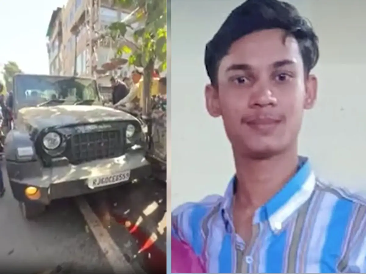 जयपुर में काल बनी थार! AMITY यूनिवर्सिटी के छात्र ने दो लोगों को रौंदा