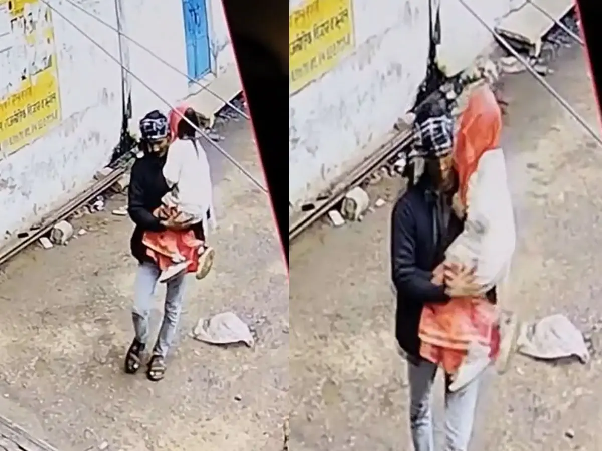 बच्ची के मुंह पर पहले डाला कपड़ा...फिर गोद में उठाकर ले जा रहा शख्स, CCTV में दिखा कुछ ऐसा कि...