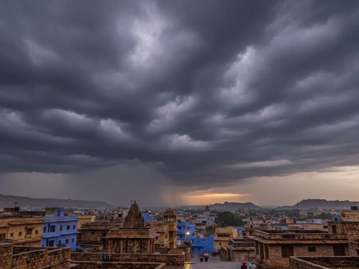 राजस्थान में आज शाम फिर से बरस सकते हैं बादल! मौसम विभाग ने जारी किया अलर्ट