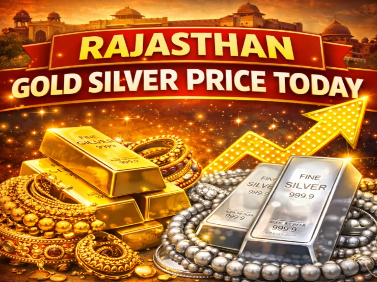 Rajasthan Gold Silver Price Today: राजस्थान में 11 बजे धड़ाम से गिरे सोने के रेट, चांदी के भाव ने निवेशकों की बढ़ाई जान में जान, जानें आपके शहर में क्या है गोल्ड-सिल्वर के ताजे Price