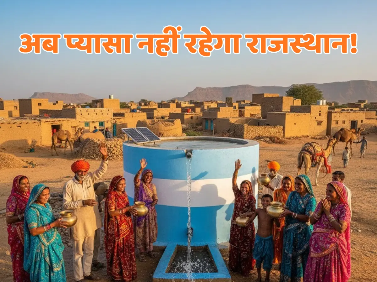राजस्थान में जल और रोजगार की तगड़ी सौगात! 3 लाख घरों में पानी का नया कनेक्शन, 3000 युवाओं को नौकरी