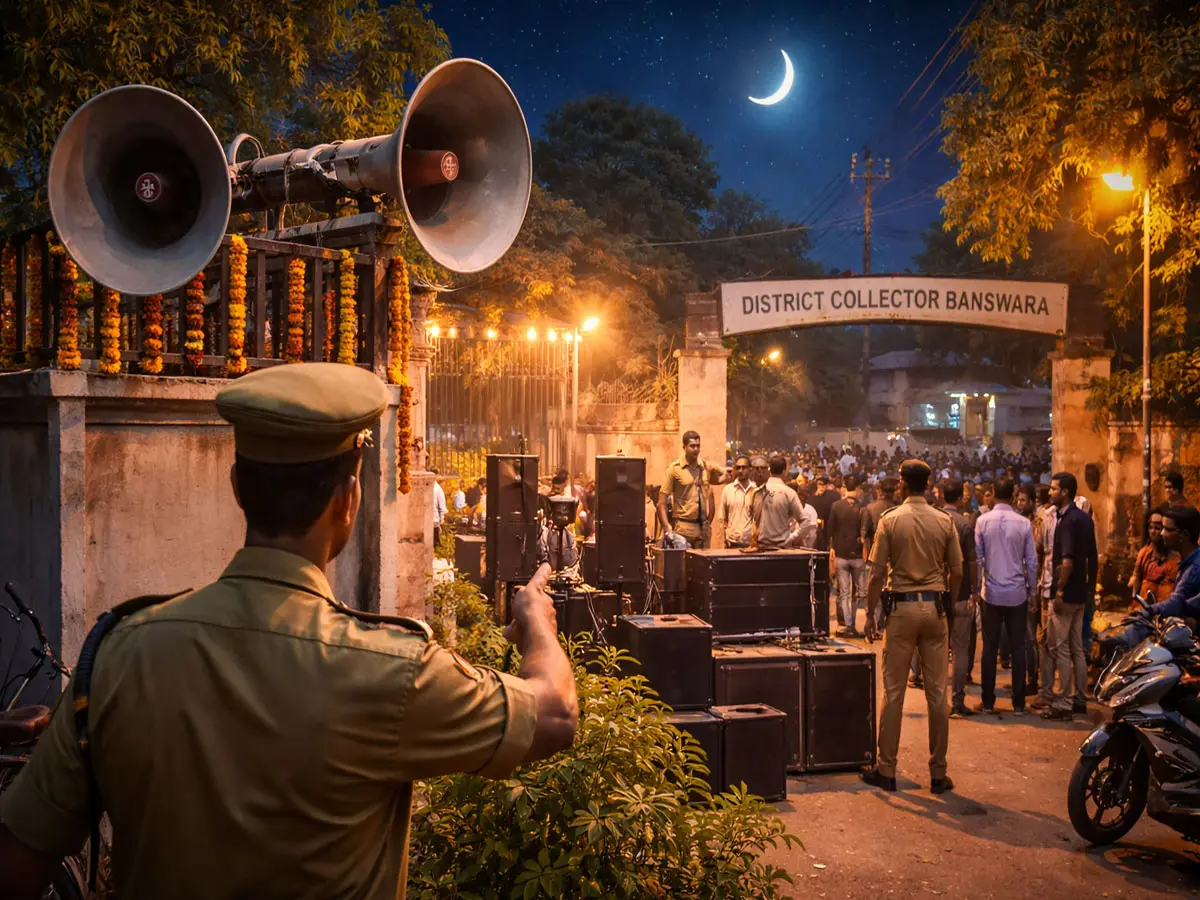 राजस्थान के इस जिले में रात 10 बजे बाद लाउड स्पीकर पर बैन, चलाया तो जब्ती और जुर्माना तय!