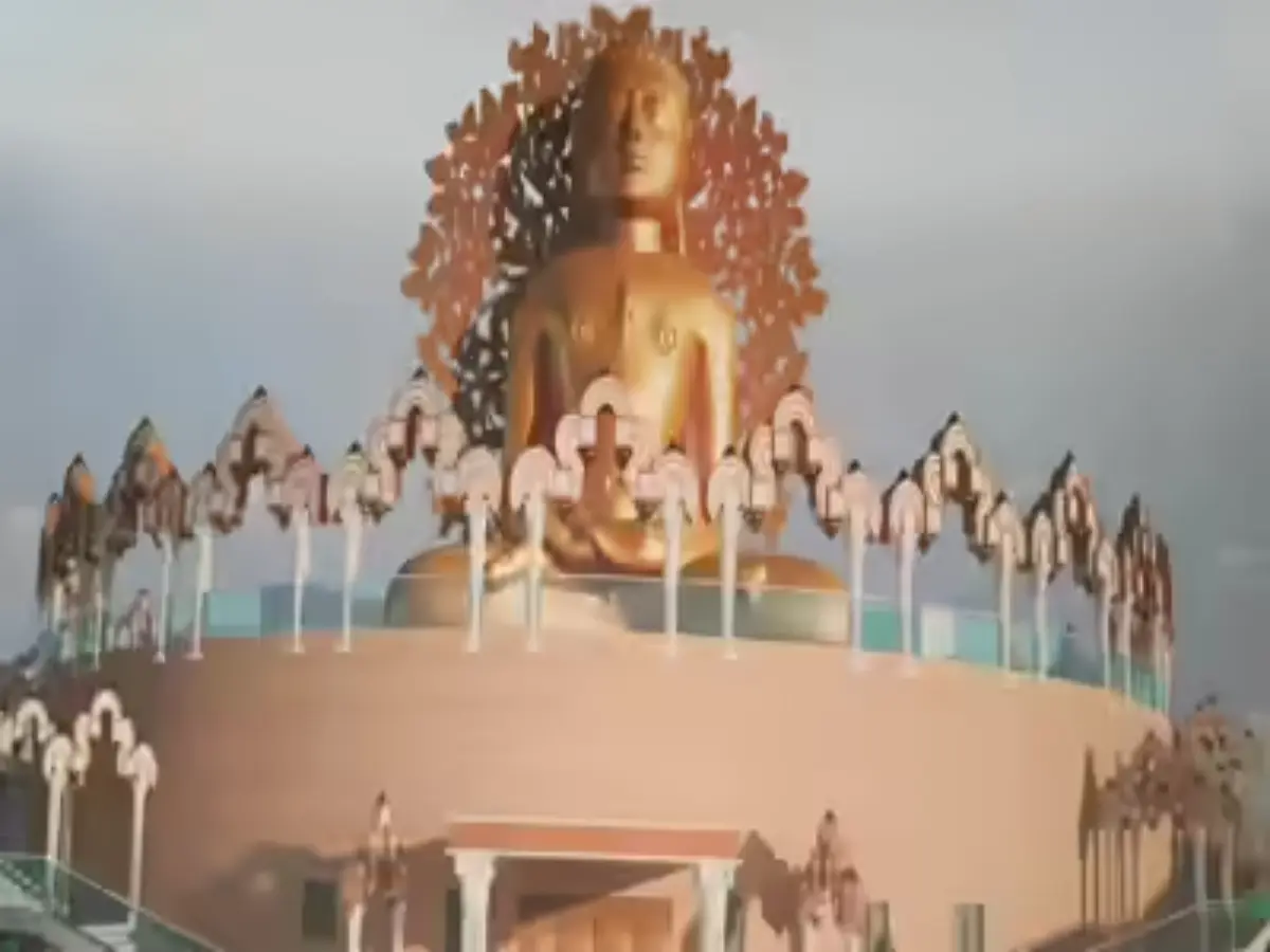 बाड़मेर में 25 करोड़ रुपये की लागत से बनाया जा रहा मंदिर,  स्थापित होगी भगवान महावीर की पंचधातु 55 फीट ऊंची प्रतिमा