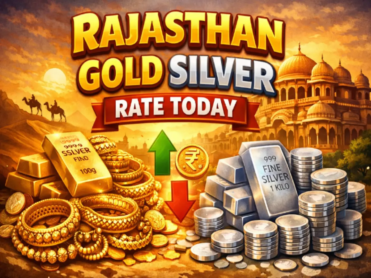 Rajasthan Gold Silver Price Today: राजस्थान में औंधे मुंह गिरे सोने के भाव, चांदी के दाम ने पड़की रफ्तार, जानें आपके शहर में क्या है गोल्ड-सिल्वर के रेट