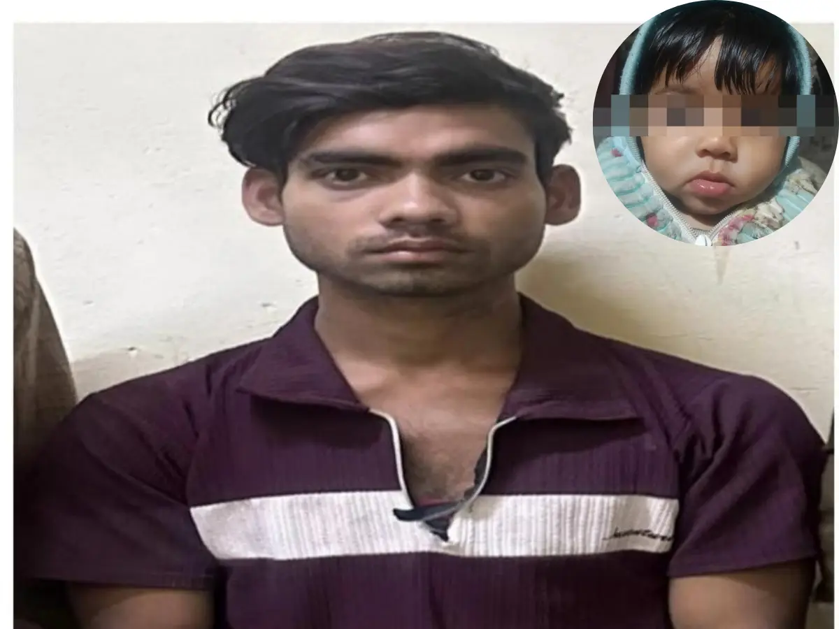 खुद अपने हाथों हैवान बाप ने उजाड़ी अपनी गोद, 8 महीने की बेटी का कैंची से गला काट कंबल में छिपाई खोपड़ी