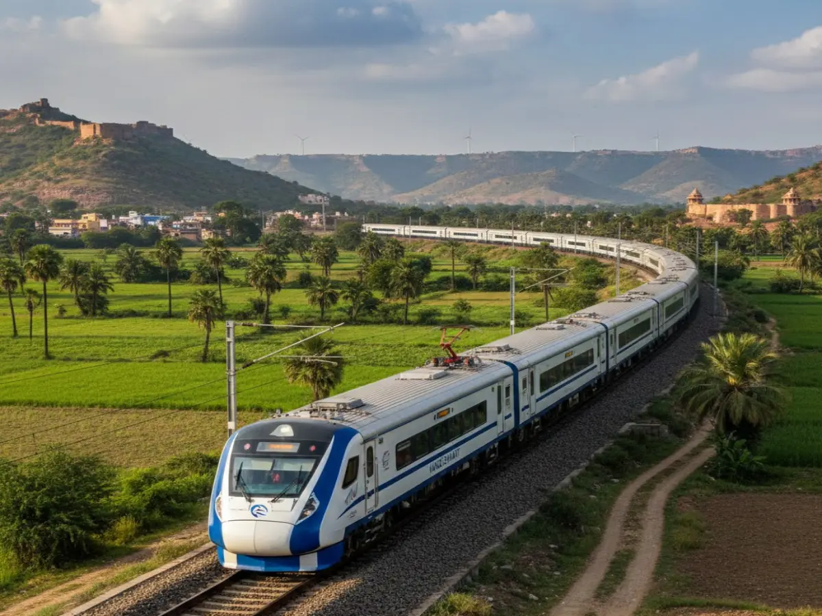 राजस्थान में ‘वंदे भारत’ की एंट्री, बस कुछ घंटों में दिखेगी हरी झंडी, जानिए पूरा टाइम टेबल