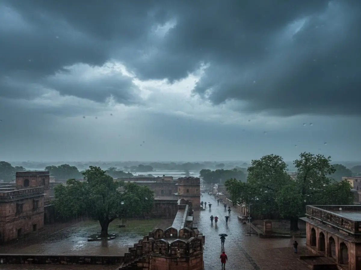 भरतपुर में मौसम का यू-टर्न! कल गरजेंगे बादल, तेज हवाओं के साथ बरसात का अलर्ट