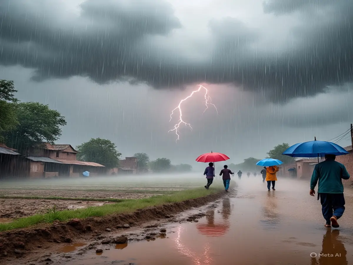 राजस्थान में 5 संभागों में तेज आंधी तूफान के साथ भारी से अति भारी बारिश की चेतावनी, अलर्ट जारी