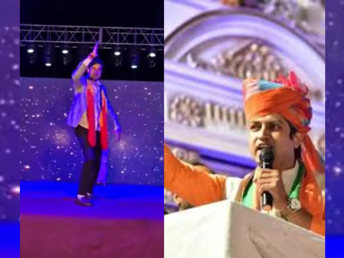 MLA कैलाश वर्मा का सदन में तीखा अंदाज, स्टेज पर 'खइके पान बनारस वाला' डांस, Video viral