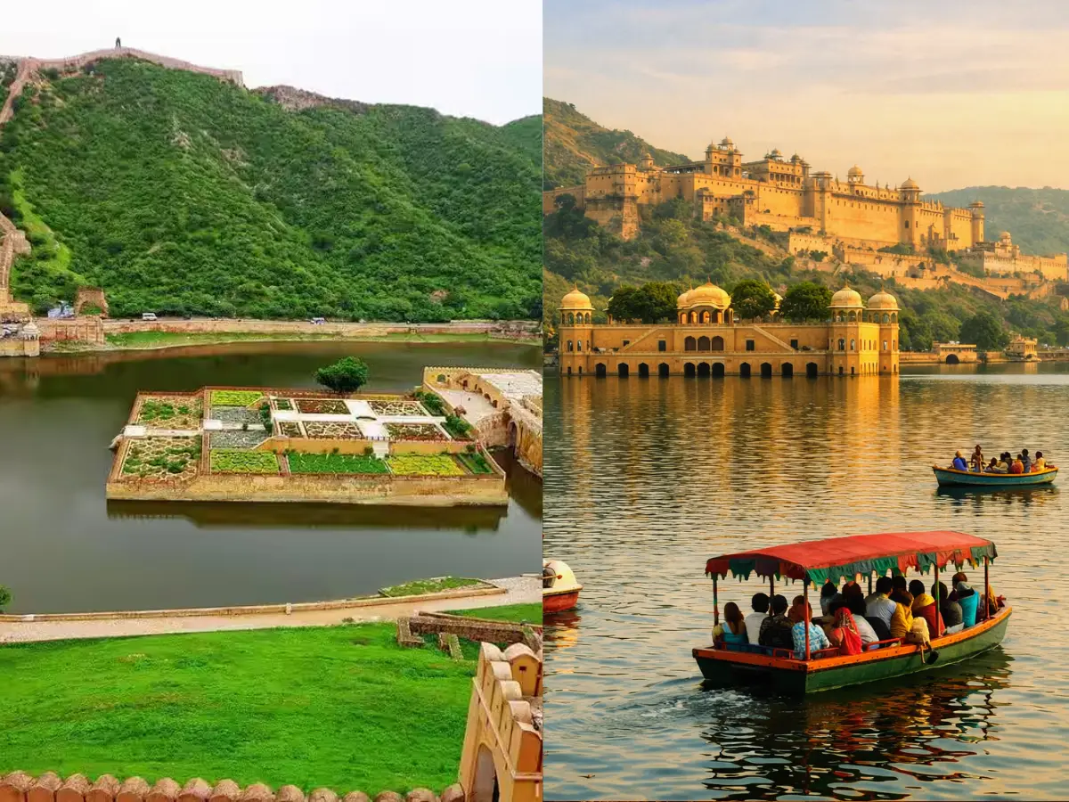 Photos: आमेर में 30 साल बाद लौटी मावठा झील की रौनक, शुरू हुआ बोटिंग ट्रायल, जयपुर में मिलेगा कश्मीर जैसा अहसास!