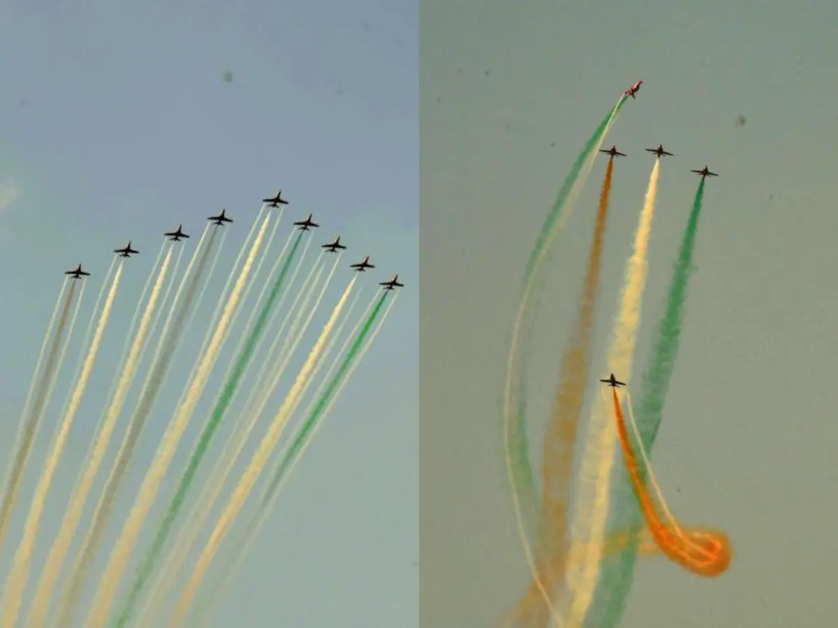 Jaipur Air Show | जल महल पर भारतीय वायु सेना का रोमांचक करतब
