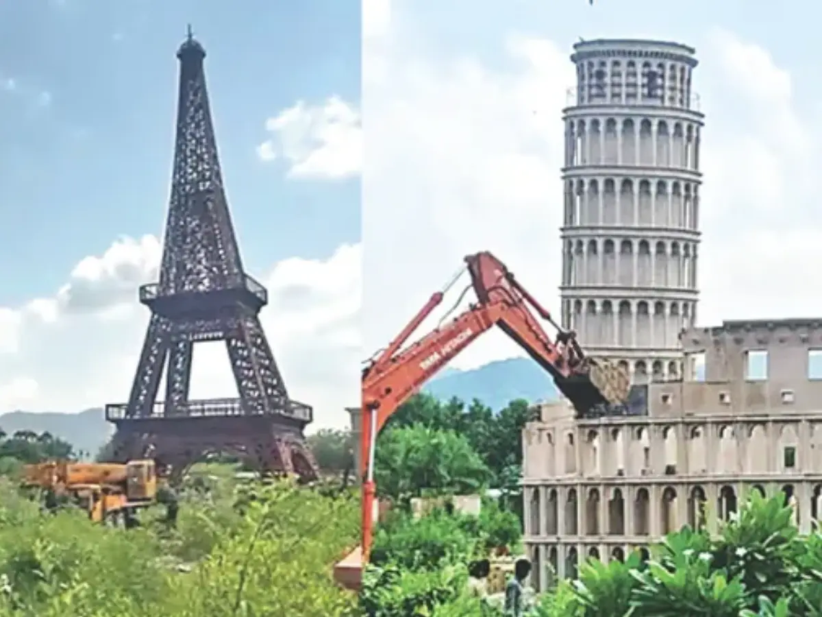 विधानसभा में सेवन वंडर्स के मलबे को लेकर मंत्री-विधायक आमने-सामने, MLA ने दिखाए फोटो