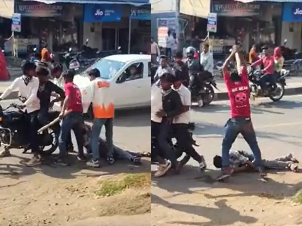 प्रेम प्रसंग विवाद में युवक पर लाठी-डंडों से हमला, सोशल मीडिया पर वीडियो वायरल, 4 गिरफ्तार