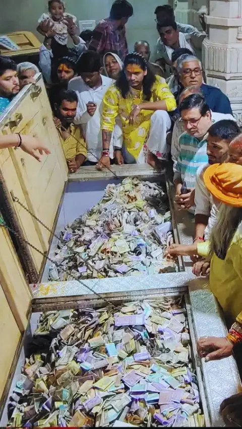 नोटों से भर गया भंडार, देखें सांवलिया जी मंदिर की चौंकाने वाली तस्वीरें