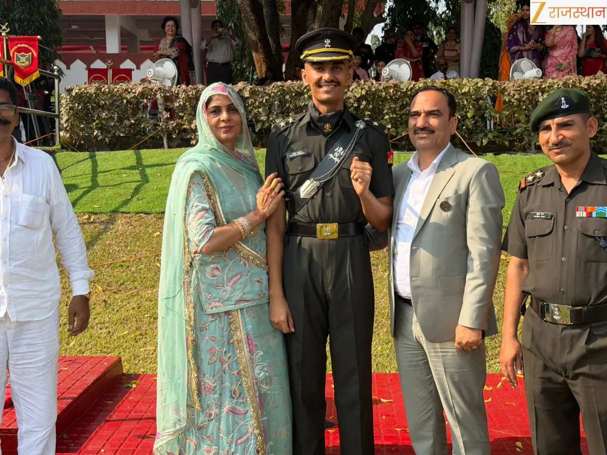 पहले ही प्रयास में CDS किया क्लियर, नागौर का बेटा बना लेफ्टिनेंट, देखें Photos