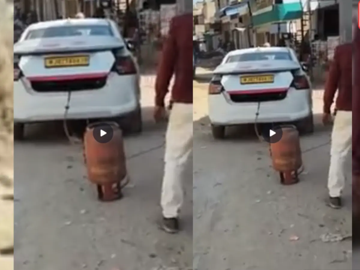 गैस संकट के बीच खुलेआम काला कारोबार, घरेलू सिलेंडर से अवैध रिफिलिंग का वीडियो वायरल