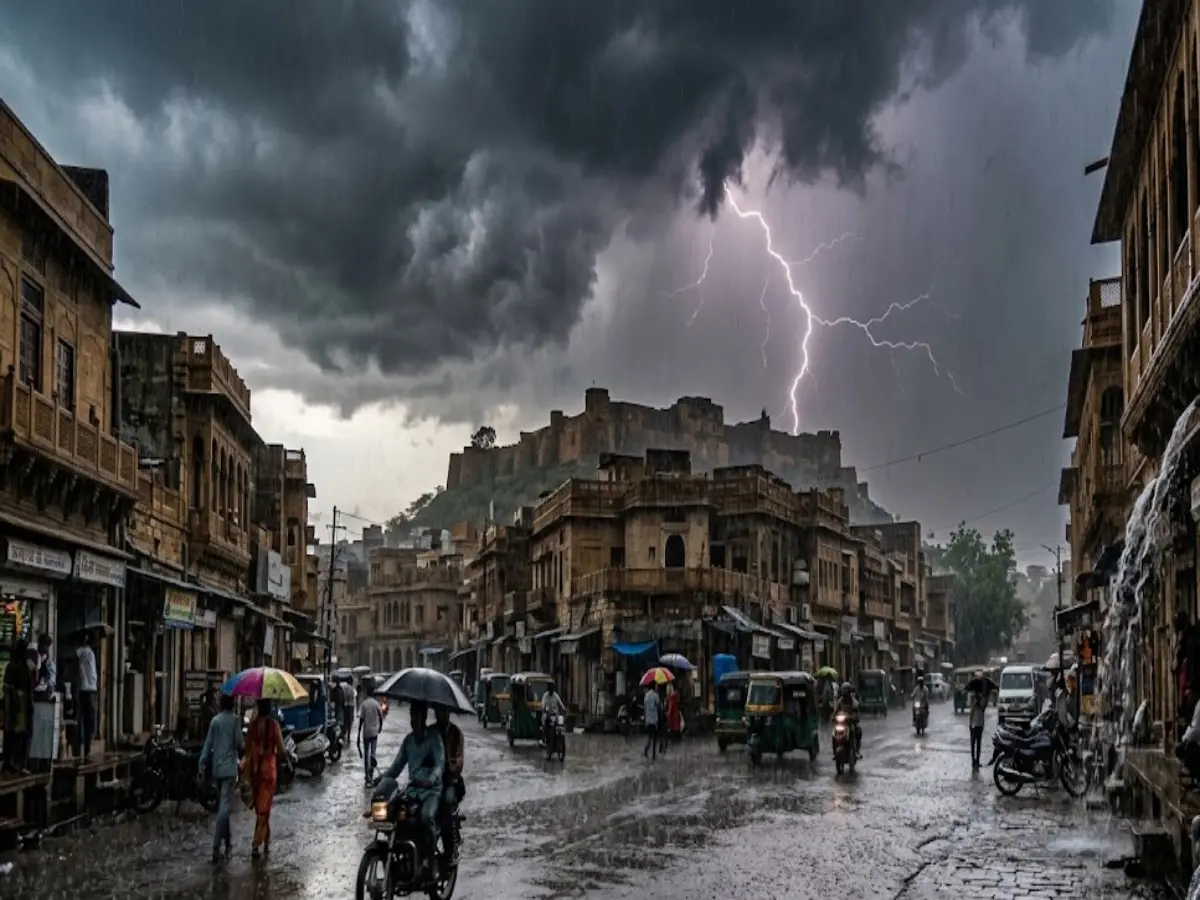 राजस्थान में अगले 48 घंटे में पलटेगा मौसम, जयपुर-भरतपुर समेत 19 जिलों में तेज बारिश और ओले का अलर्ट जारी!