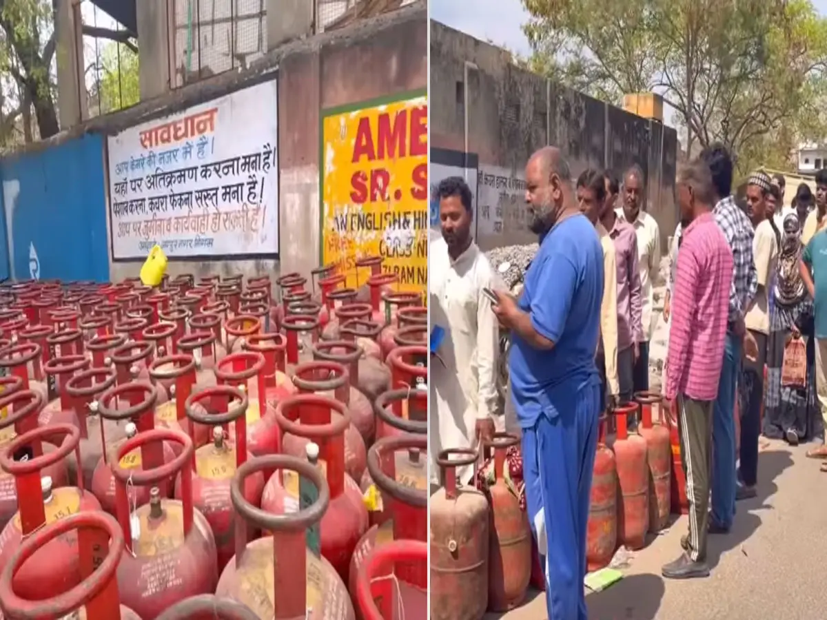 सिलेंडर की तलाश में जयपुरवासी, गैस एजेंसियों पर लगी कतारें, होम डिलीवरी भी मुश्किल