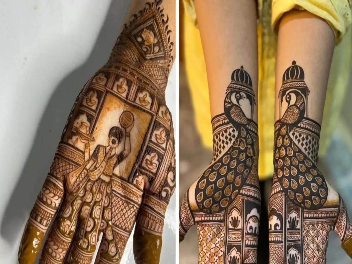 Rajasthan Gangaur Mehndi Designs