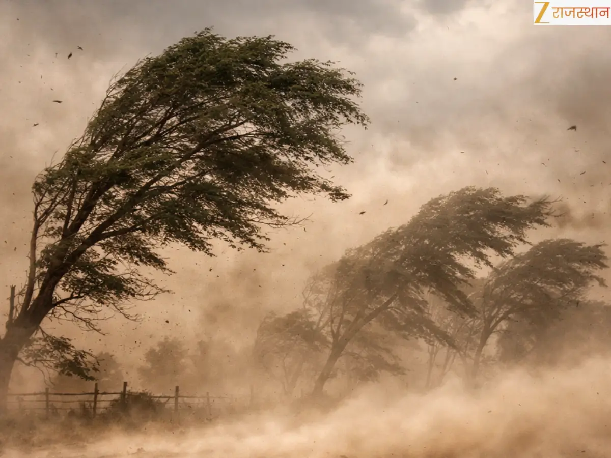 राजस्थान में बदला मौसम का मिजाज, आंधी-बारिश से गर्मी से राहत, 10 जिलों में येलो अलर्ट जारी