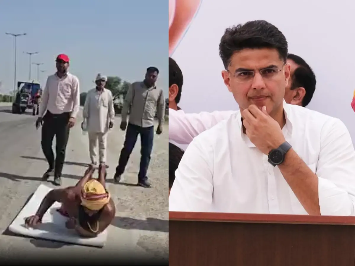 क्या 2028 में बदलेगा राजस्थान का सियासी गणित? सचिन पायलट को CM बनाने के लिए संत ने करौली से द्वारकाधीश तक शुरू की दंडवत यात्रा!