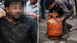 Viral Video: दिनदहाड़े घर के बाहर से उठा लिया गैस से भरा LPG सिलेंडर, भागते हुए वीडियो वायरल