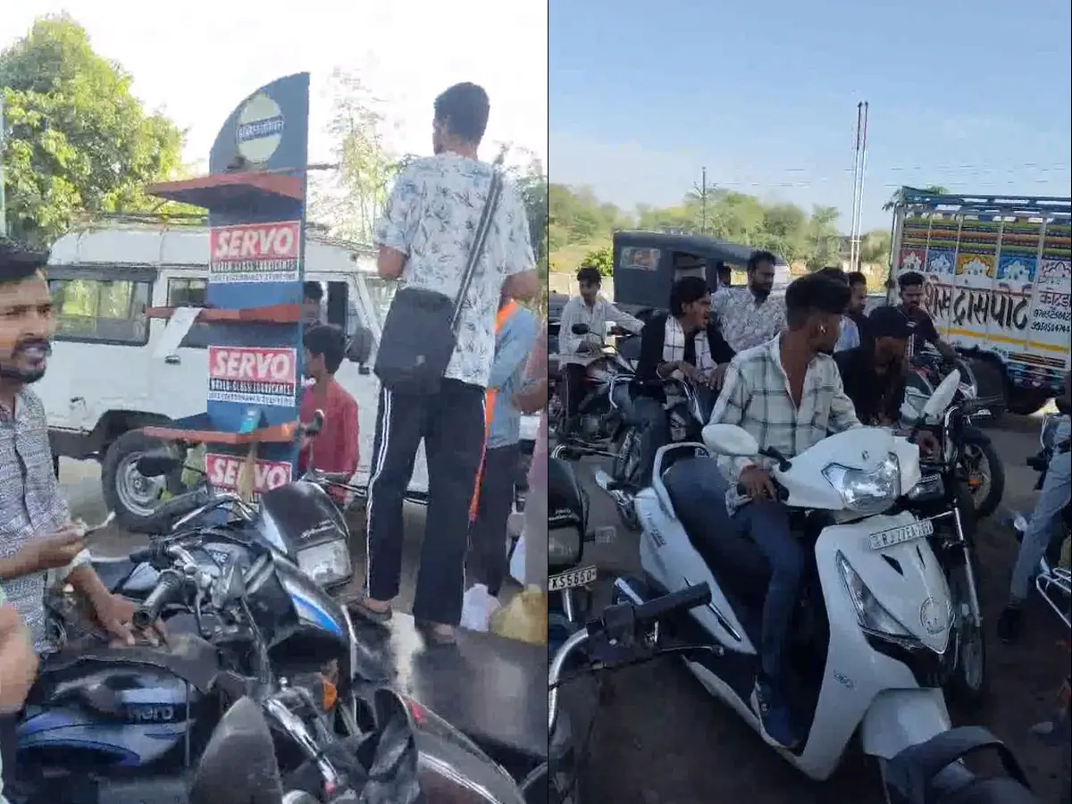 Video: उदयपुर में पेट्रोल संकट की अफवाह, पंपों पर जुटी तगड़ी भीड़