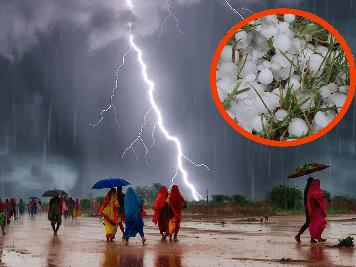 भरतपुर में बवाल काटने को तैयार मौसम, IMD ने जारी की बारिश-ओलावृष्टि की चेतावनी, गिरेगी बिजली