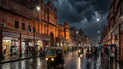 जयपुर में गरज-चमक संग बरसे बादल! बिजली गिरने के खतरे के बीच येलो अलर्ट जारी
