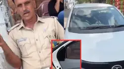नागौर में बिजली वाली गाड़ी का पॉल्यूशन चालान! काले शीशे को लेकर पुलिस से EV कार के ड्राइवर की तीखी बहस