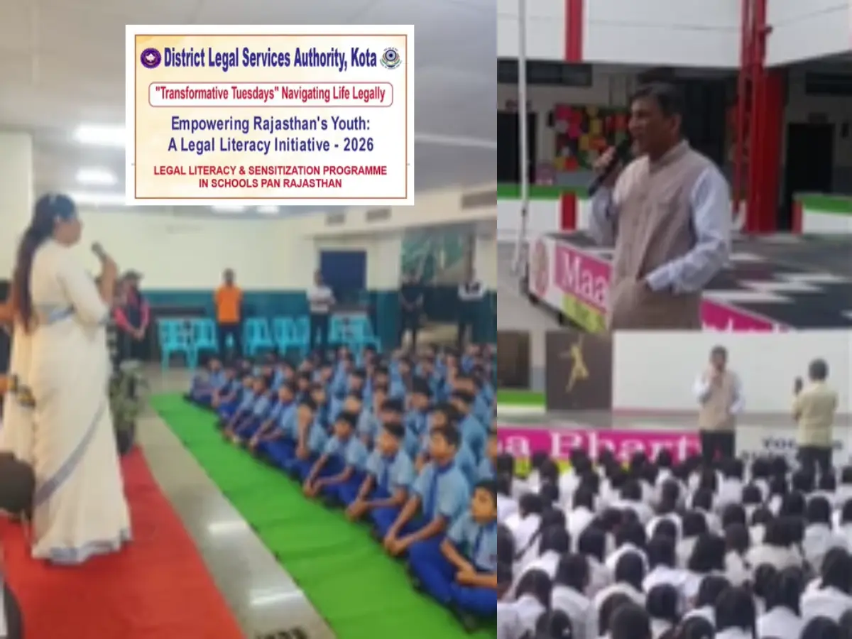 ट्रांसफॉर्मेटिव ट्यूसडे अभियान ने पकड़ी रफ्तार, कोटा के स्कूलों में न्यायिक अधिकारी बन रहे 'टीचर'