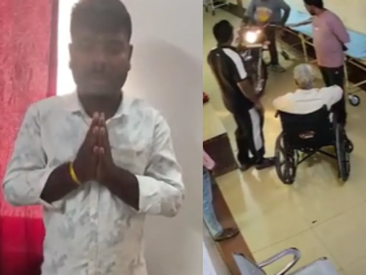 नशे में धुत युवक ने अस्पताल में मचाई रौद्रता, बाइक लेकर ओपीडी तक पहुंचा, गिरफ्तारी के बाद बोला सॉरी