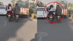 जयपुर में बाइक पर बैठी युवती से छेड़छाड़ का वीडियो वायरल, 2 मुख्य आरोपी गिरफ्तार