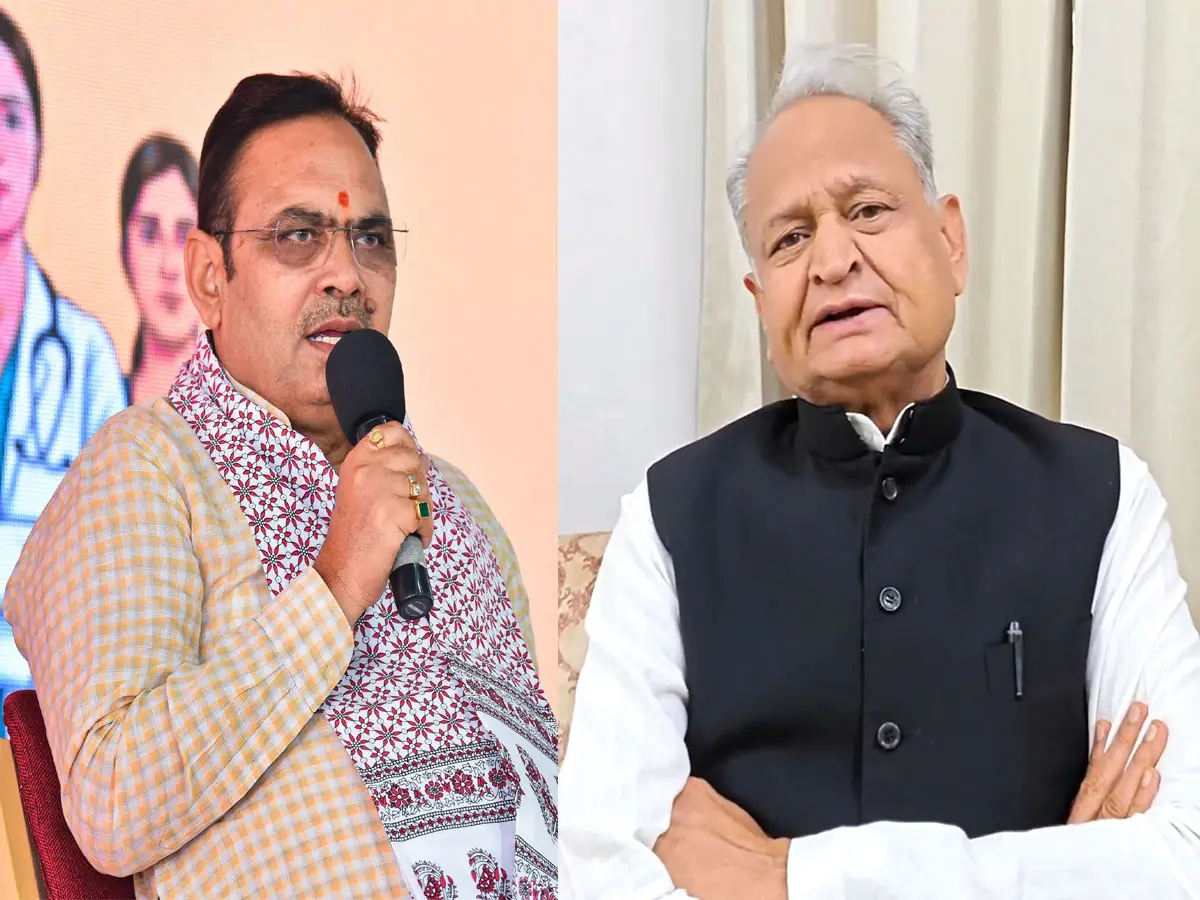 भजनलाल शर्मा के बयान पर अशोक गहलोत का तीखा जवाब, 'वो CM हैं, कुछ भी कह सकते है'