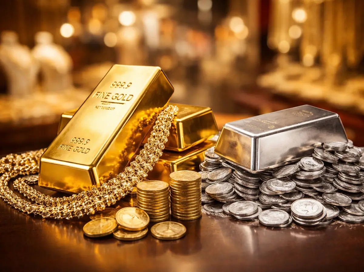 बाजार खुलते ही धड़ाम हुए सोना-चांदी, जयपुर सर्राफा बाजार में मची हलचल! देखें आज का ताजा रेट