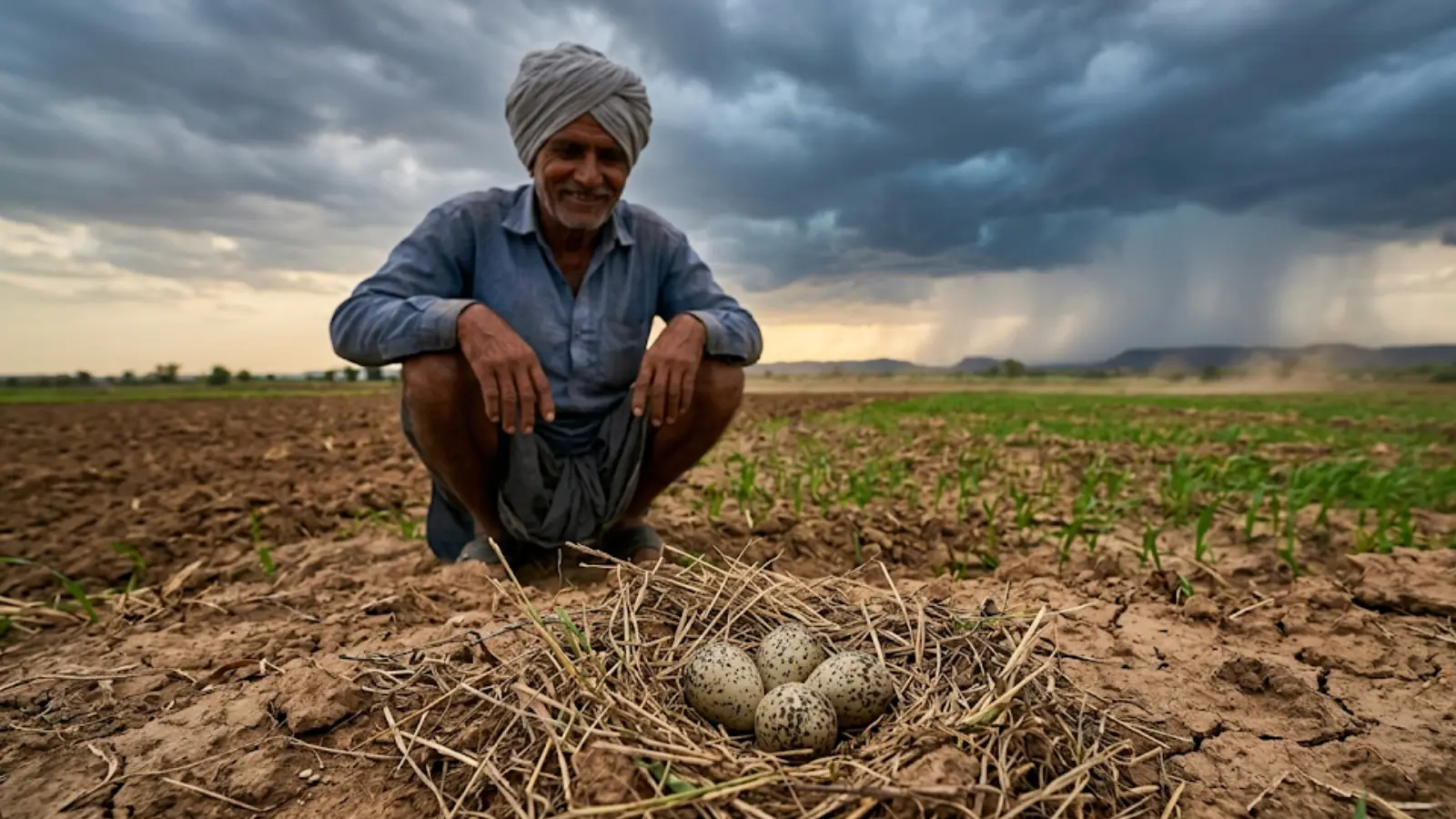 Rajasthan News: टिटहरी के दिखे चार अंडे … किसान बोले-इस बार बारिश हो सकती है बंपर! Rajasthan News: टिटहरी के दिखे चार अंडे … किसान बोले-इस बार बारिश हो सकती है बंपर!