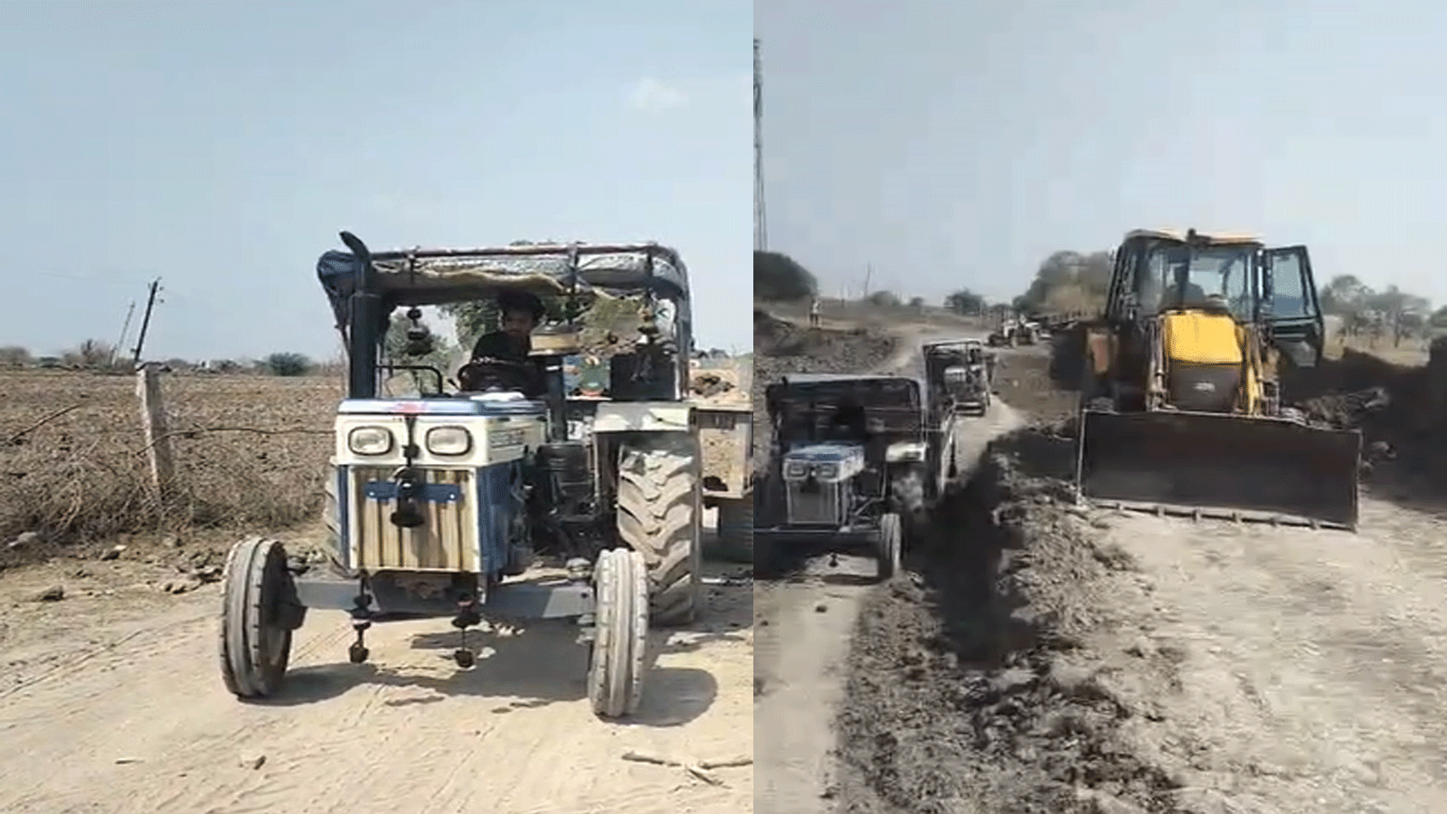 कोटा में खनन माफिया की खुलेआम दादागिरी, महिला पटवारी के सामने चली JCB