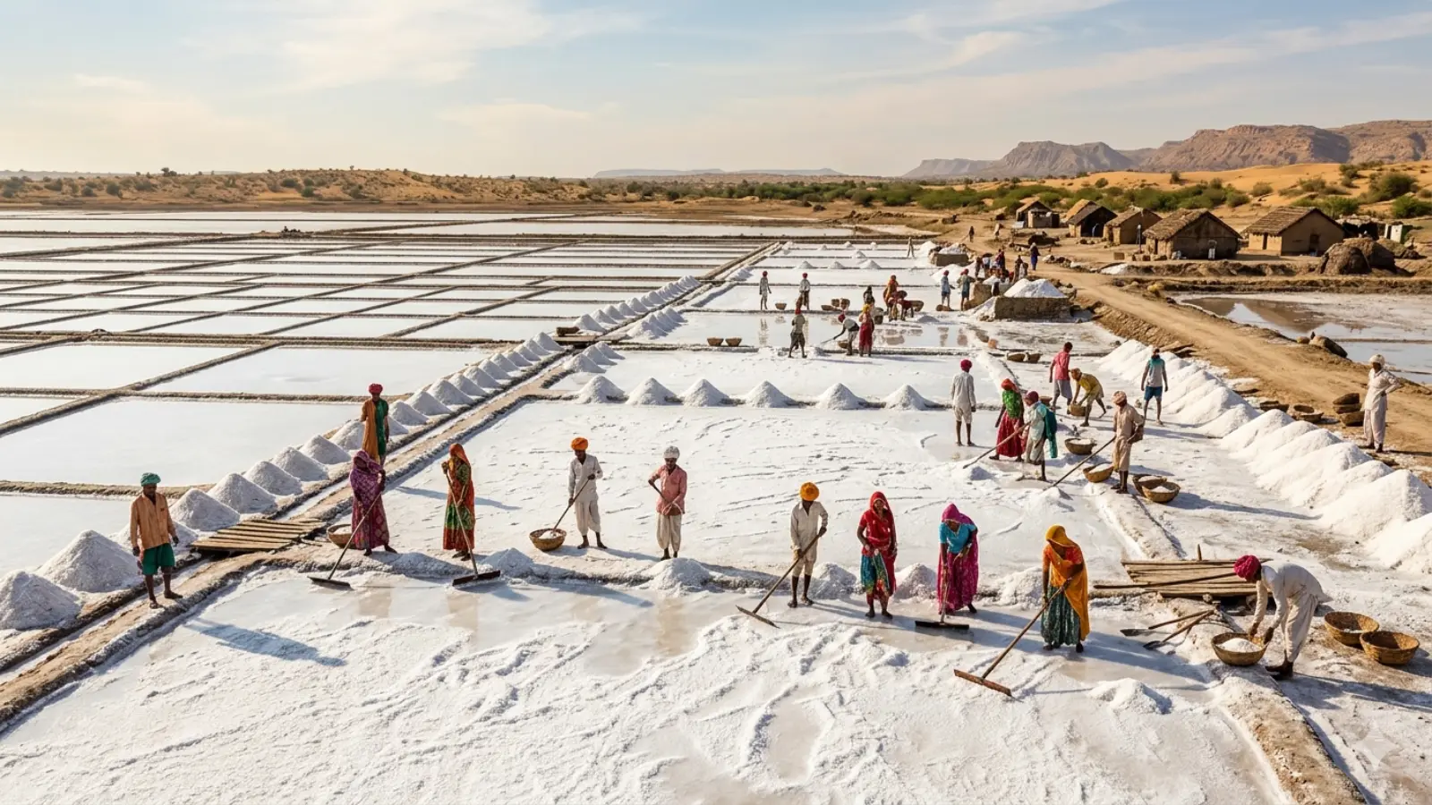 white gold of desert