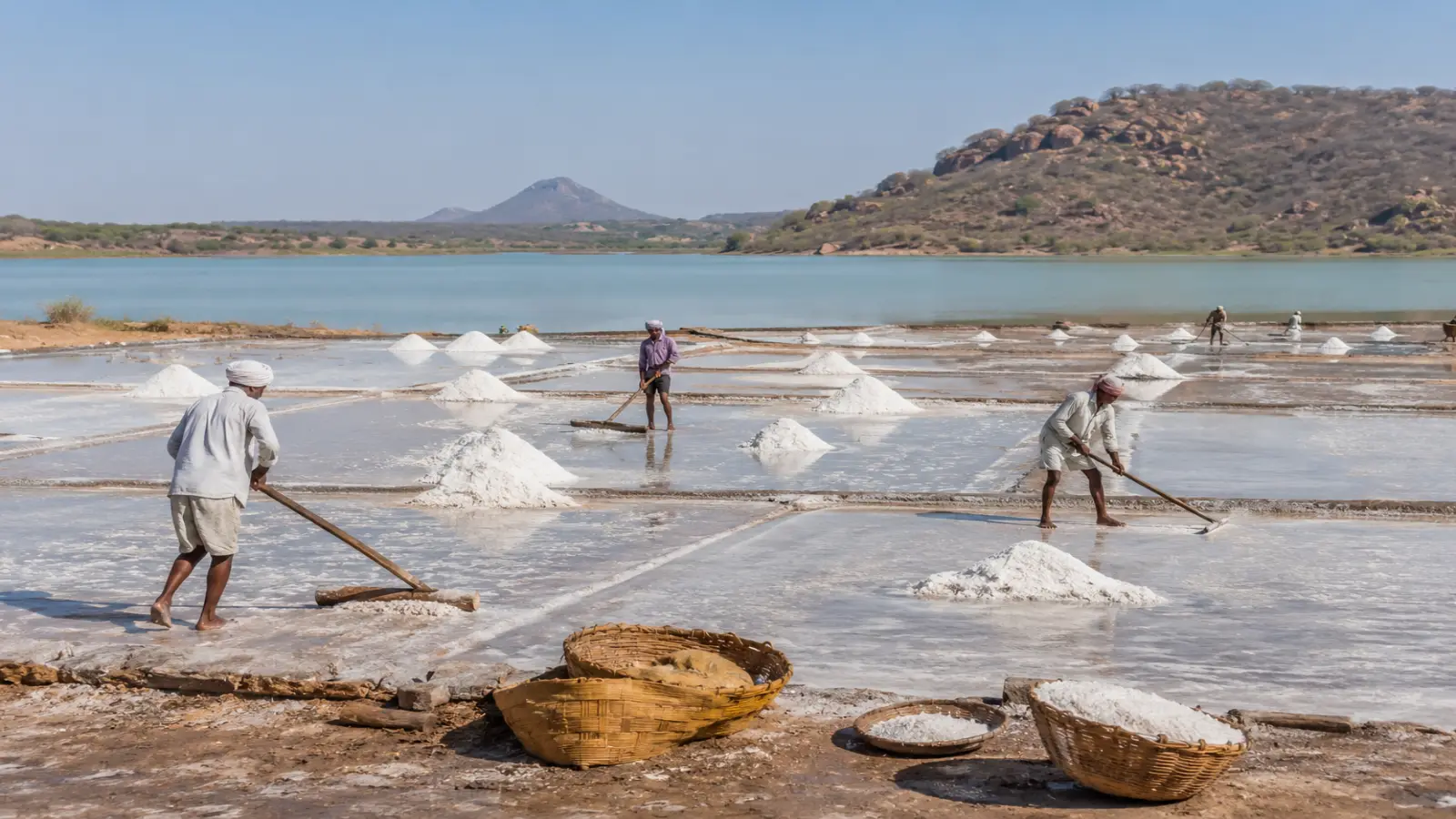 white gold of desert